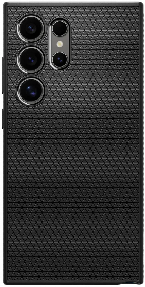 Spigen Liquid Air Samsung Galaxy S24 Ultra Hoesje Back Cover Zwart afbeelding 2