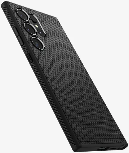 Spigen Liquid Air Samsung Galaxy S24 Ultra Hoesje Back Cover Zwart afbeelding 5