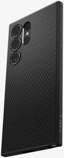 Spigen Liquid Air Samsung Galaxy S24 Ultra Hoesje Back Cover Zwart afbeelding 6