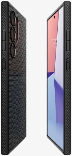 Spigen Liquid Air Samsung Galaxy S24 Ultra Hoesje Back Cover Zwart afbeelding 9