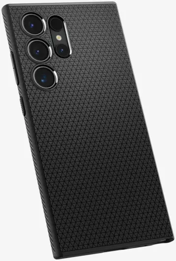 Spigen Liquid Air Samsung Galaxy S24 Ultra Hoesje Back Cover Zwart afbeelding 10