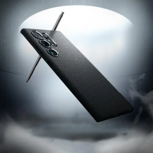 Spigen Liquid Air Samsung Galaxy S24 Ultra Hoesje Back Cover Zwart afbeelding 13