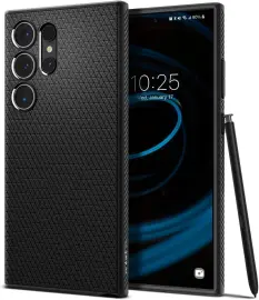 Spigen Liquid Air Samsung Galaxy S24 Ultra Hoesje Back Cover Zwart