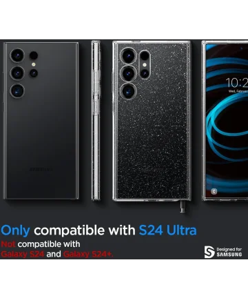 Samsung Galaxy S24 Ultra / S24 Plus / S24 ] SPIGEN Liquid Crystal / Crystal  Glitter, Luxury, Accessories on Carousell