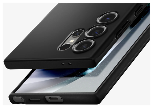 Spigen Thin Fit Samsung Galaxy S24 Ultra Hoesje Back Cover Zwart afbeelding 8