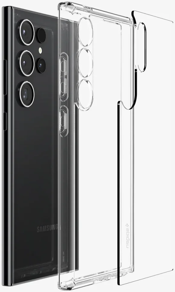 Spigen Ultra Hybrid Samsung S24 Ultra Hoesje Back Cover Transparant afbeelding 4