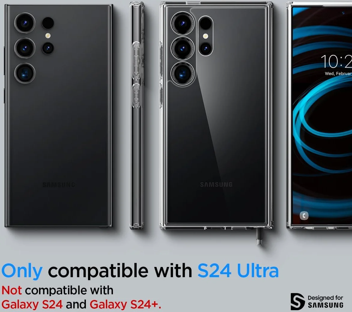 Spigen Ultra Hybrid Samsung S24 Ultra Hoesje Back Cover Transparant afbeelding 17