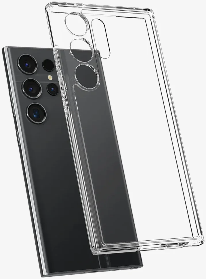 Spigen Ultra Hybrid Samsung S24 Ultra Hoesje Back Cover Transparant afbeelding 3