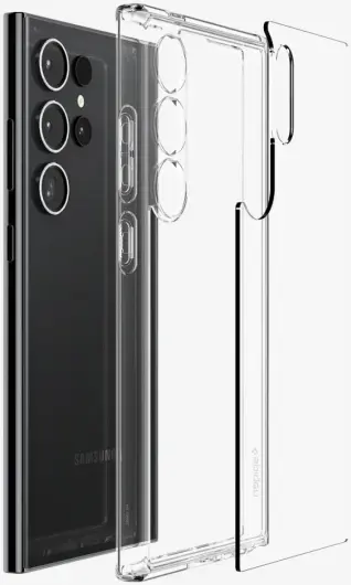 Spigen Ultra Hybrid Samsung S24 Ultra Hoesje Back Cover Transparant afbeelding 4
