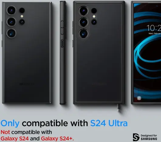 Spigen Ultra Hybrid Samsung S24 Ultra Hoesje Back Cover Zwart afbeelding 17