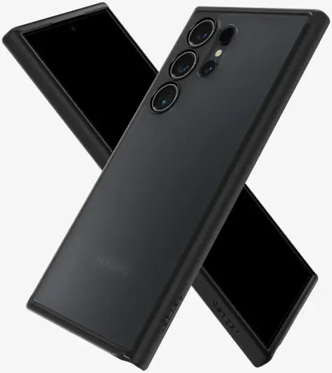 Spigen Ultra Hybrid Samsung S24 Ultra Hoesje Back Cover Zwart afbeelding 3