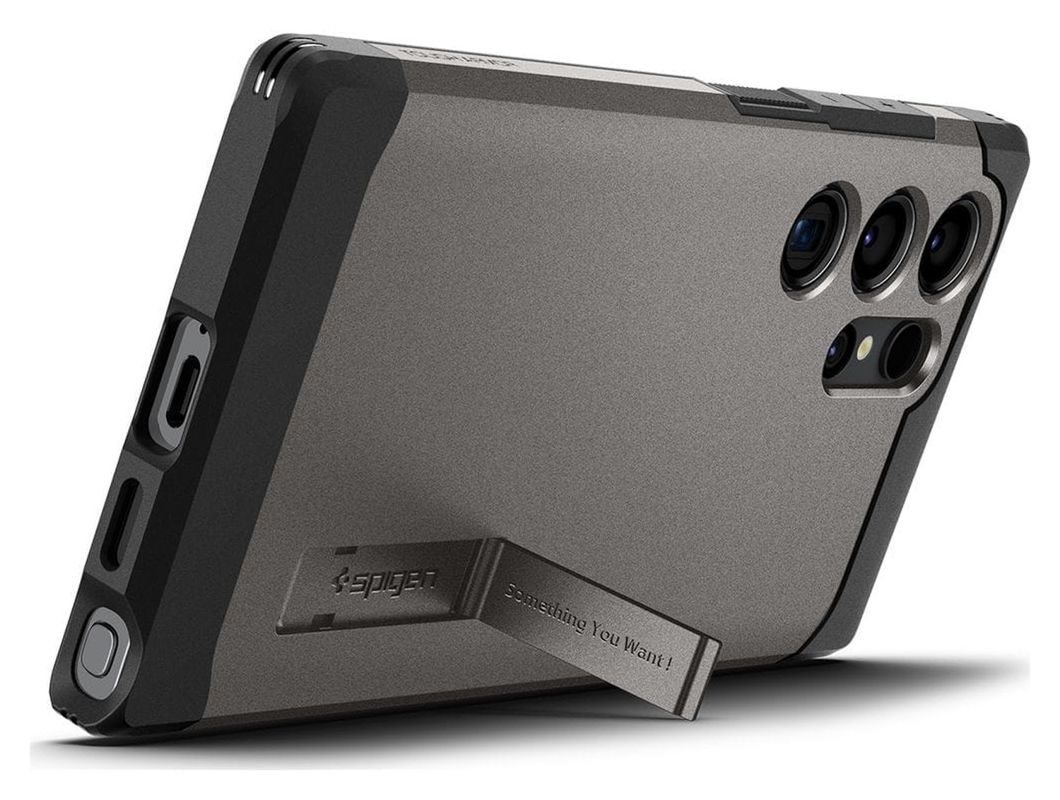 Spigen Tough Armor Samsung Galaxy S24 Ultra Hoesje Back Cover Gunmetal afbeelding 9