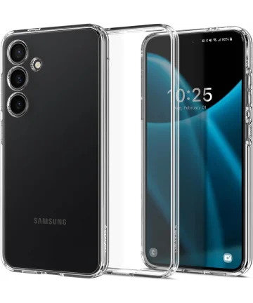 Spigen Liquid Crystal Samsung Galaxy S24 Hoesje Back Cover Transparant Hoesjes