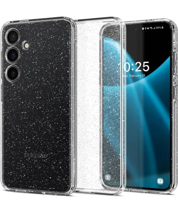 Spigen Liquid Crystal Samsung Galaxy S24 Hoesje Back Cover Glitter Hoesjes