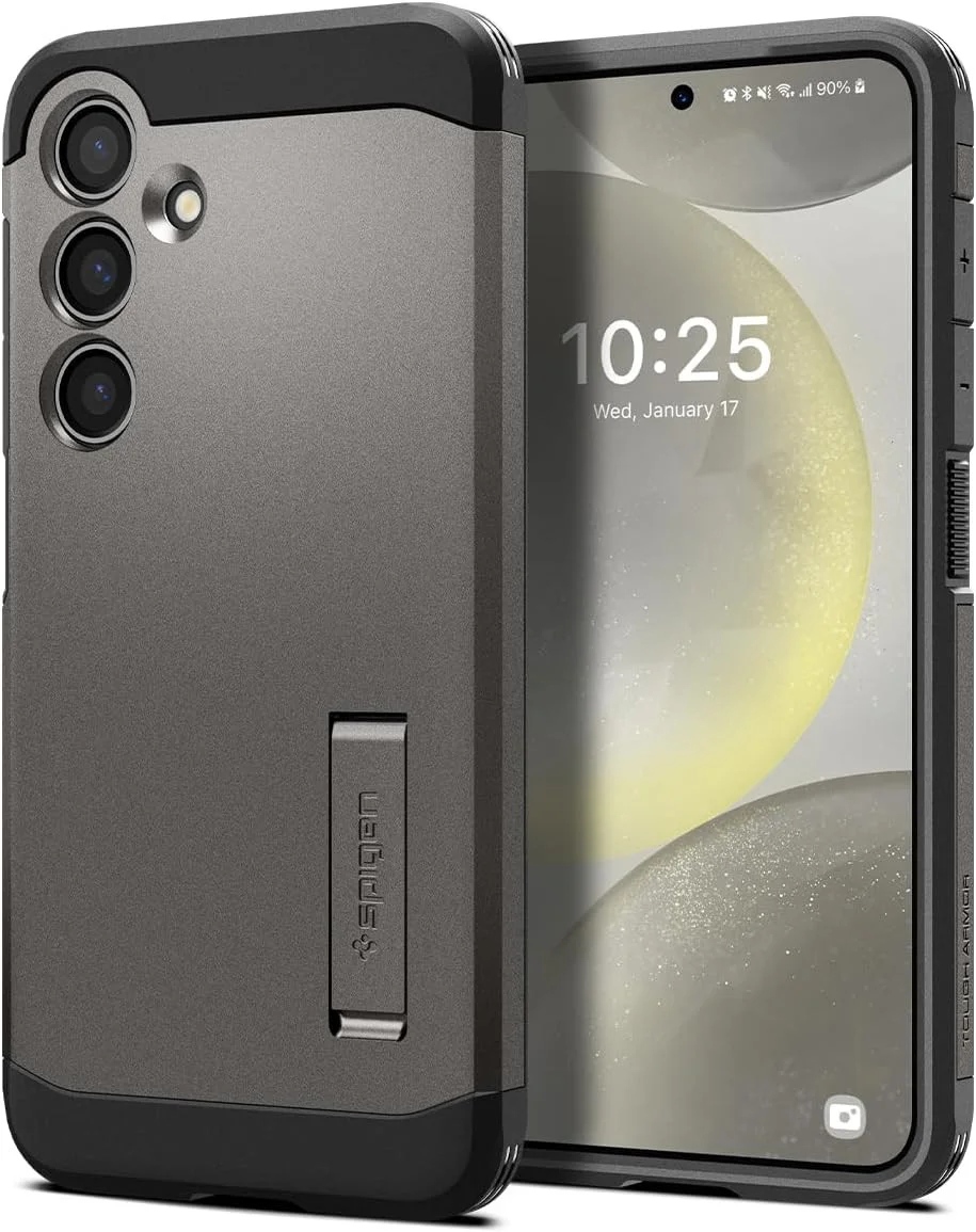 Spigen Tough Armor Samsung Galaxy S24 Hoesje Back Cover Gunmetal afbeelding 1