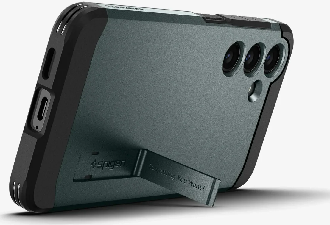Spigen Tough Armor Samsung Galaxy S24 Hoesje Back Cover Groen afbeelding 14