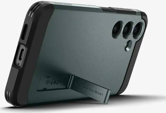 Spigen Tough Armor Samsung Galaxy S24 Hoesje Back Cover Groen afbeelding 14
