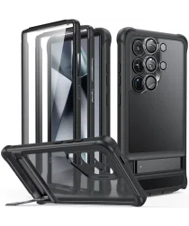 ESR Armor Kickstand Samsung Galaxy S24 Ultra Hoesje Frosted Zwart