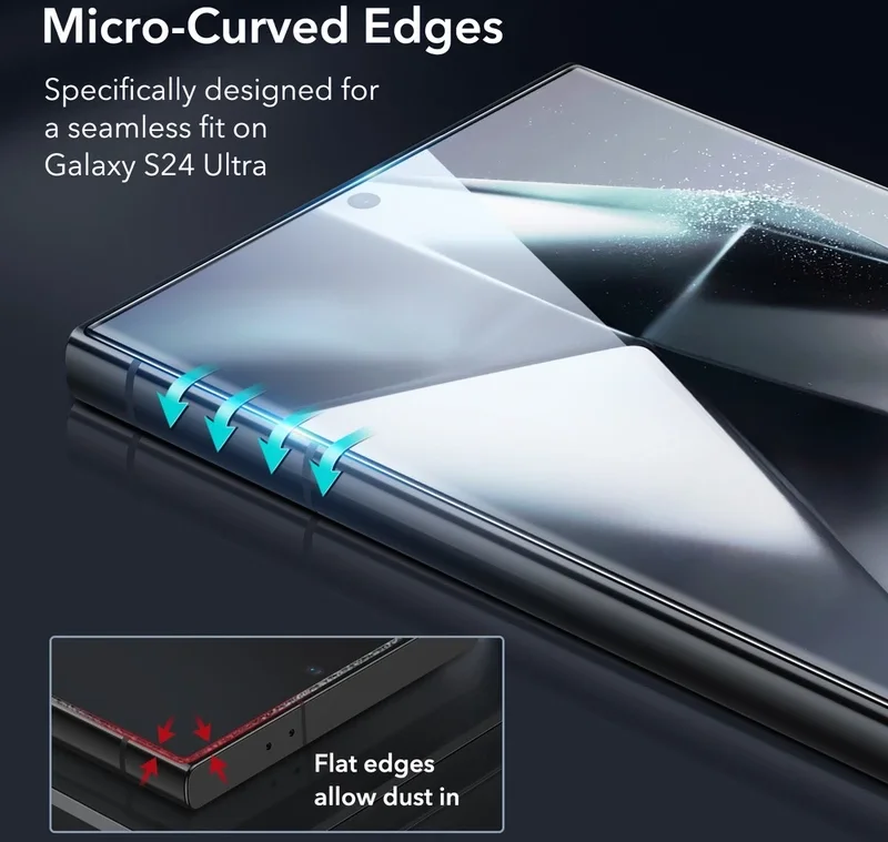 ESR Samsung Galaxy S24 Ultra Screen Protector met Montageframe afbeelding 6