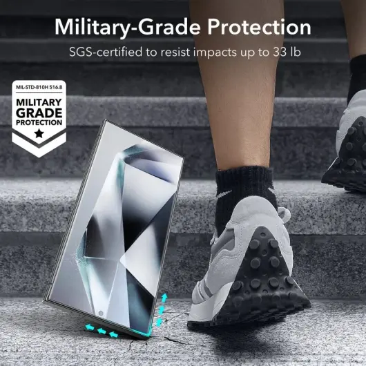 ESR Samsung Galaxy S24 Ultra Screen Protector met Montageframe afbeelding 5