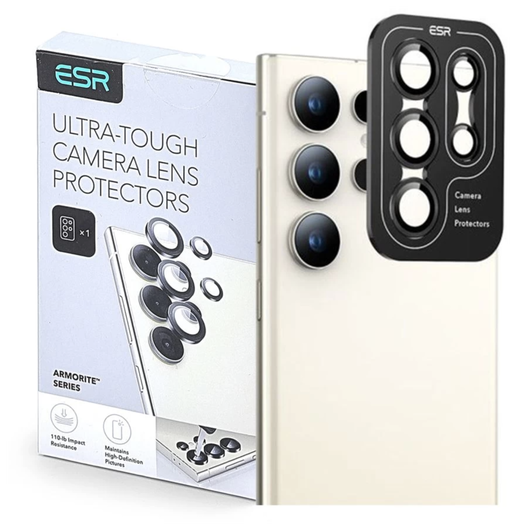 ESR Samsung Galaxy S24 Ultra Camera Lens Protector Zwart afbeelding 1