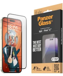 PanzerGlass Ultra-Wide iPhone 15 Plus Tempered Glass Screen Protector