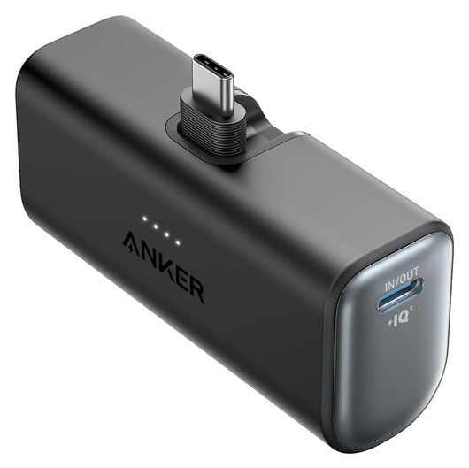 Anker Nano (22.5W) Mini Powerbank met USB-C Connector 5.000 mAh Zwart afbeelding 8