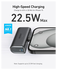 Anker Nano (22.5W) Mini Powerbank met USB-C Connector 5.000 mAh Zwart afbeelding 2