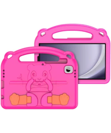 Dux Ducis Panda Samsung Galaxy Tab A9 Kinder Tablethoes Roze Hoesjes