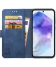 Rosso Element Samsung Galaxy A55 Hoesje Book Case Wallet Blauw