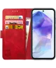 Rosso Element Samsung Galaxy A55 Hoesje Book Case Wallet Rood