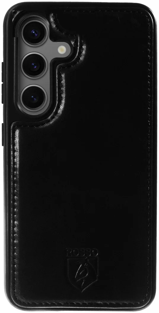 Rosso Elite Samsung S23 FE Hoesje MagSafe Book Case Leer Zwart afbeelding 15