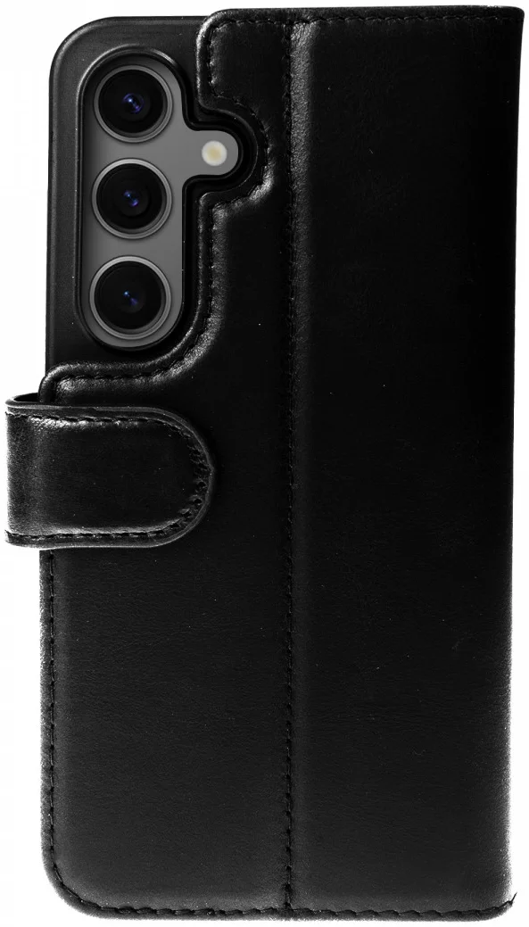 Rosso Elite Samsung S23 FE Hoesje MagSafe Book Case Leer Zwart afbeelding 2