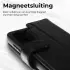 Rosso Elite Samsung S23 FE Hoesje MagSafe Book Case Leer Zwart afbeelding 7