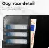 Rosso Elite Samsung S23 FE Hoesje MagSafe Book Case Leer Zwart afbeelding 9