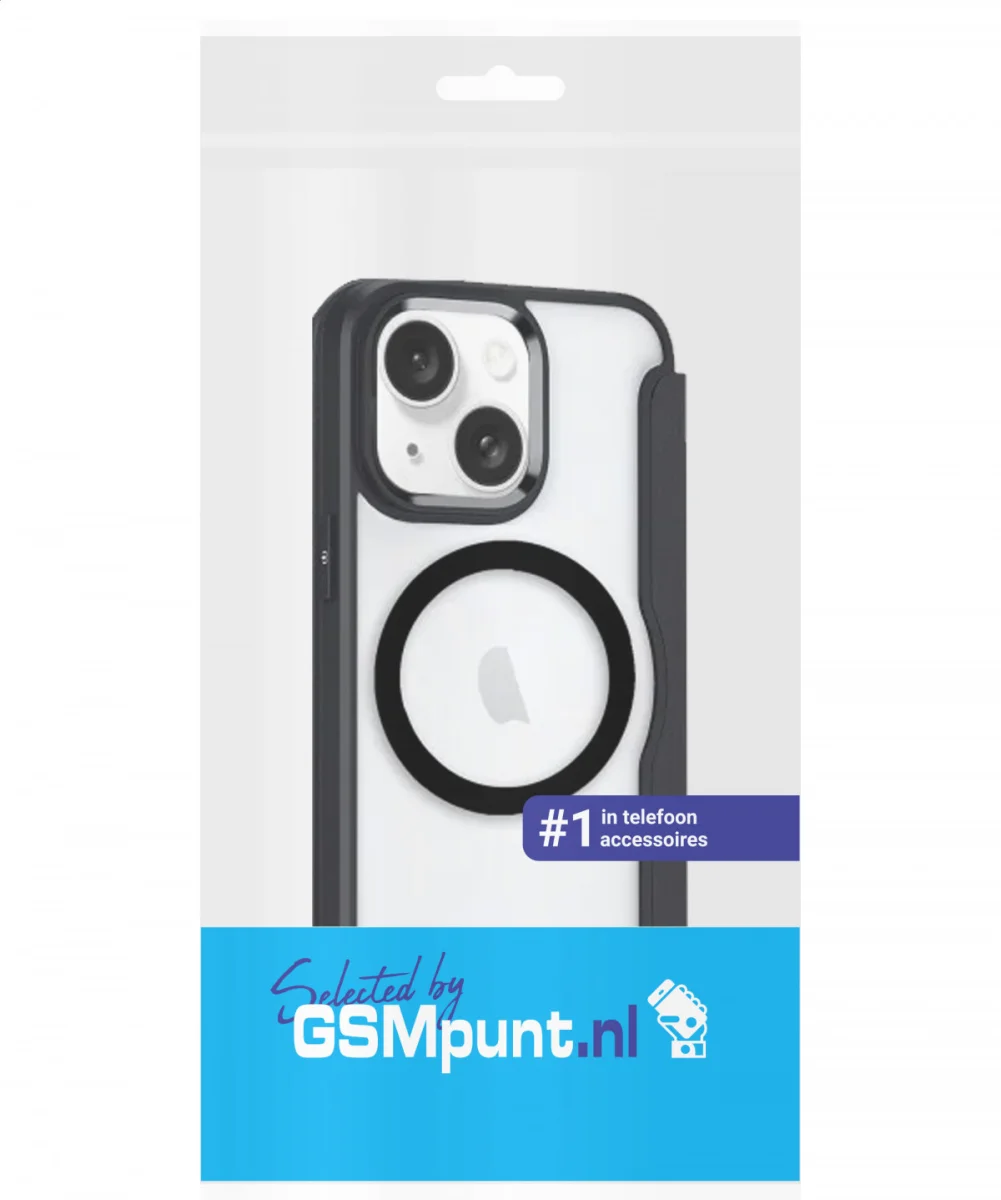 Apple iPhone X / XS Hoesje met MagSafe Book Case Zwart afbeelding 7