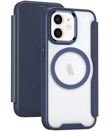 Apple iPhone 11 Hoesje met MagSafe Book Case Blauw Hoesjes