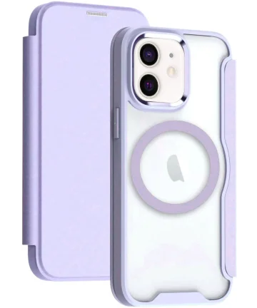 Apple iPhone 11 Hoesje met MagSafe Book Case Paars Hoesjes
