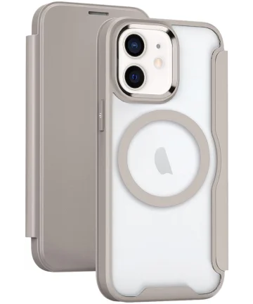 Apple iPhone 11 Hoesje met MagSafe Book Case Khaki Hoesjes