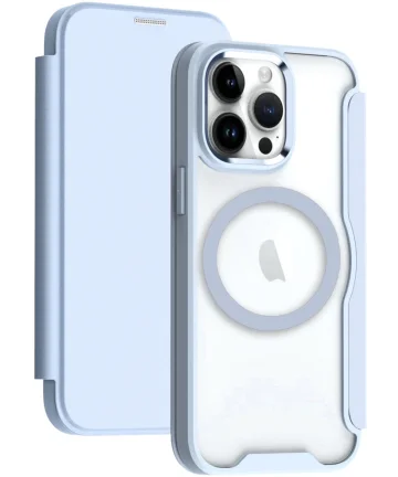 Apple iPhone 12 / 12 Pro Hoesje met MagSafe Book Case Blauw Hoesjes