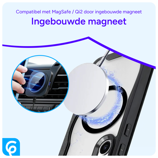 Apple iPhone 13 / 14 Hoesje met MagSafe Book Case Zwart afbeelding 5