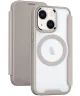 Apple iPhone 13 / 14 Hoesje met MagSafe Book Case Khaki