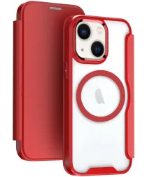 Apple iPhone 13 / 14 Hoesje met MagSafe Book Case Rood