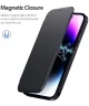 Apple iPhone 13 Pro Hoesje met MagSafe Book Case Zwart