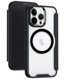 Apple iPhone 13 Pro Max Hoesje met MagSafe Book Case Zwart