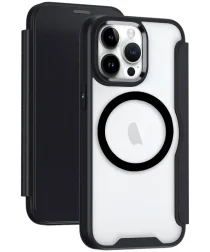 Apple iPhone 14 Pro Hoesje met MagSafe Book Case Zwart
