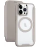 Apple iPhone 14 Pro Hoesje met MagSafe Book Case Khaki