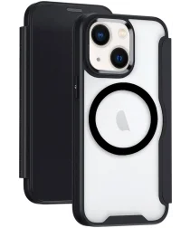 Apple iPhone 14 Plus Hoesje met MagSafe Book Case Zwart