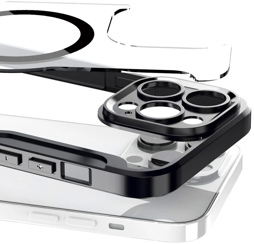 Apple iPhone 15 Pro Hoesje met MagSafe Book Case Khaki afbeelding 6