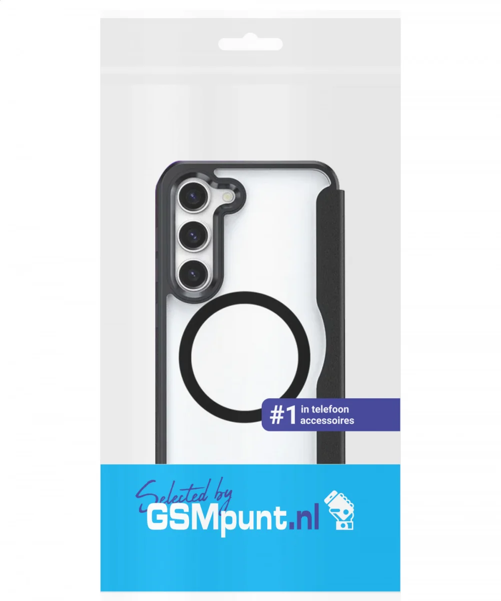 Samsung Galaxy S24 Hoesje met MagSafe Book Case Blauw afbeelding 6